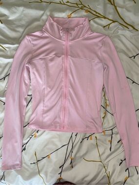Light Pink Zip-Up Jacket